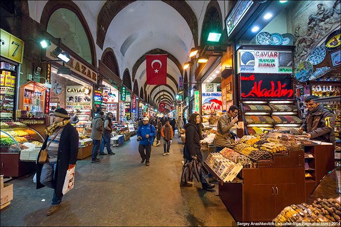 Прогулка по рынку специй в Стамбуле