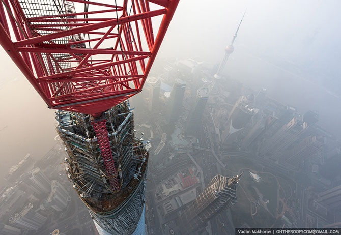 Путешествие на вершину Шанхайской башни