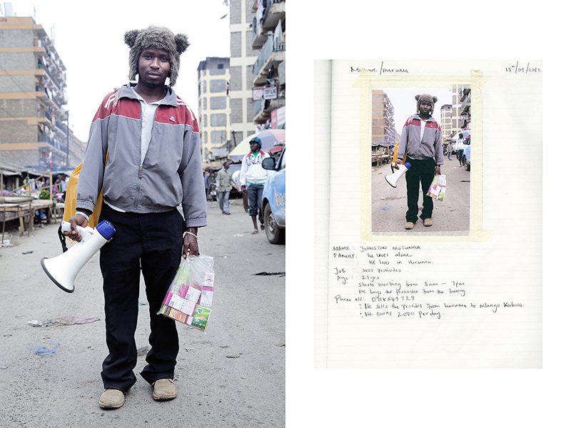 Уличные продавцы в трущобах Найроби