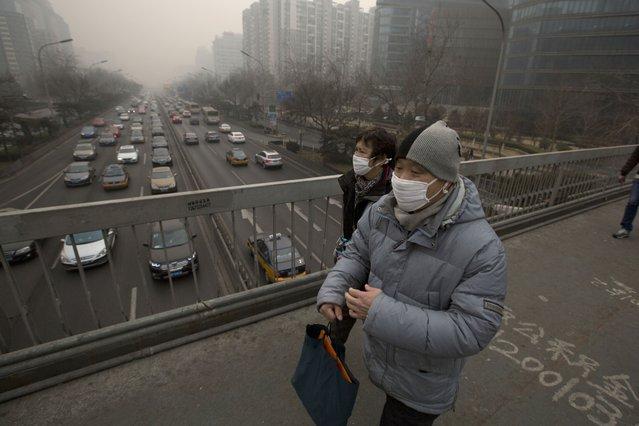 Китайские загрязнения, влияющие на Японию и Южную Корею