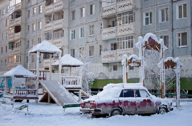 Оймякон &amp;mdash; самый холодный посёлок в России и один из самых холодных населённых пунктов мира