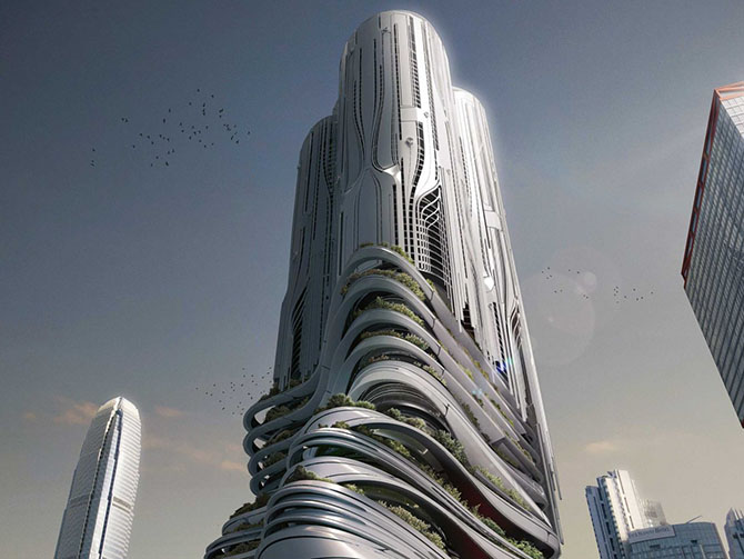 22 головокружительных идей для небоскребов будущего