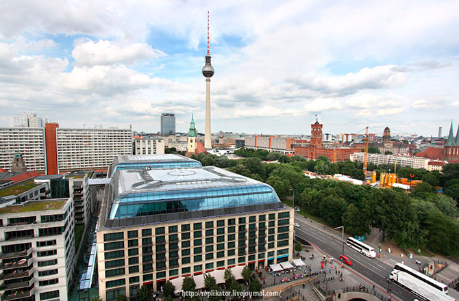 Берлин с высоты Берлинского Кафедрального Собора