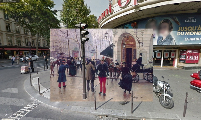Картины в Google Street View