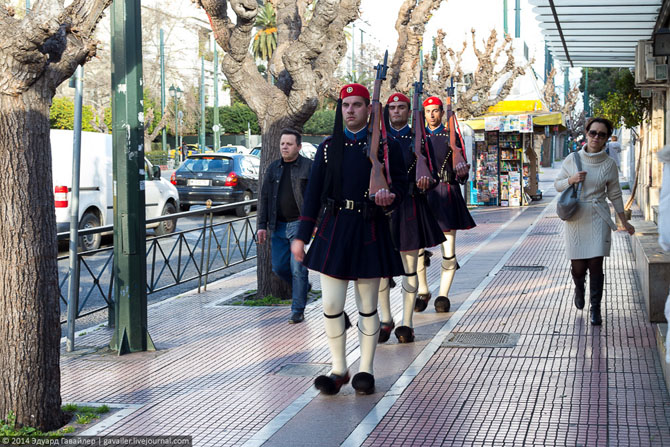 Прогулка по улицам Афин