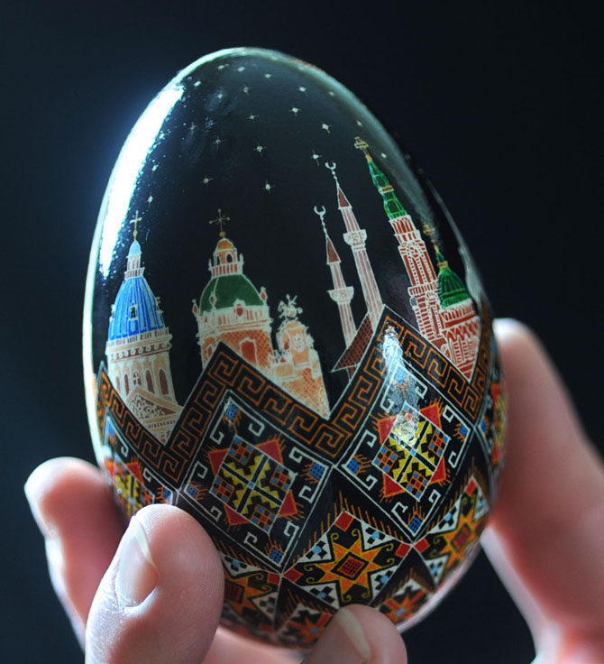 Искусство создания украинского пасхального яйца