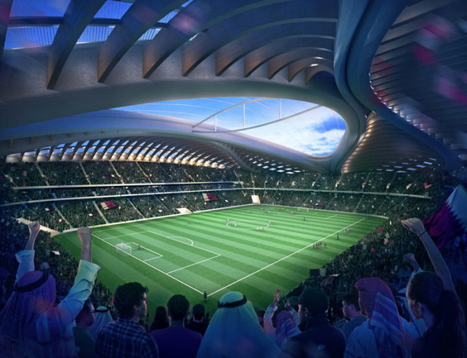 Стадион в Катаре Zaha Hadid