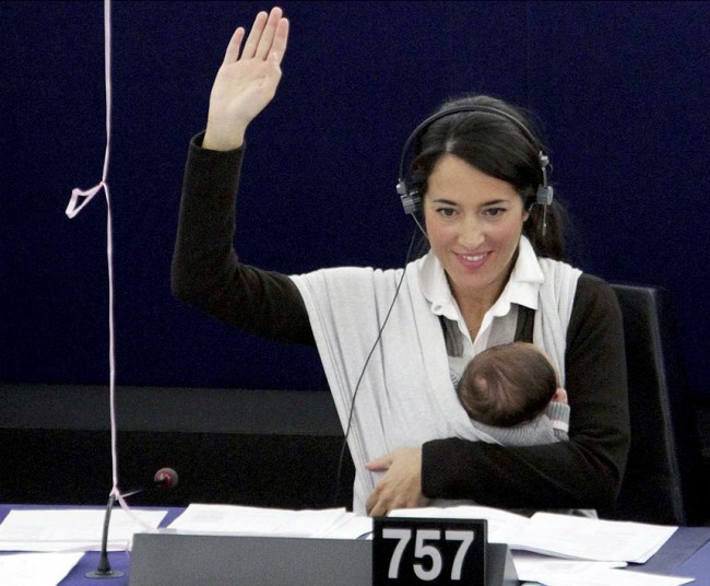 Дочь члена Европарламента в Страсбургском парламенте