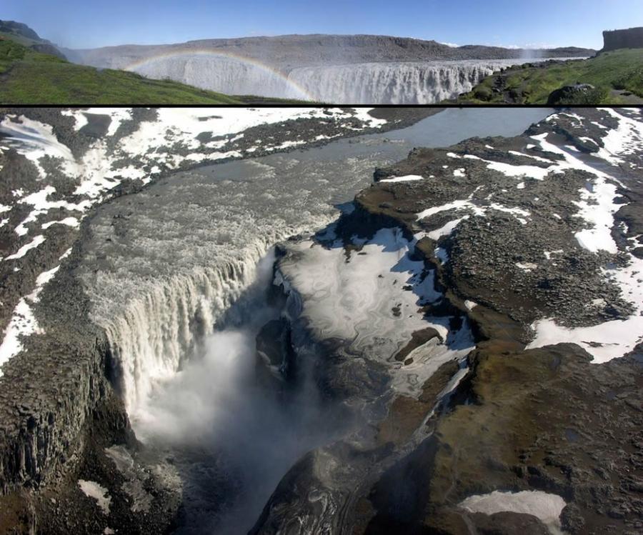 Красоты водопадов Исландии