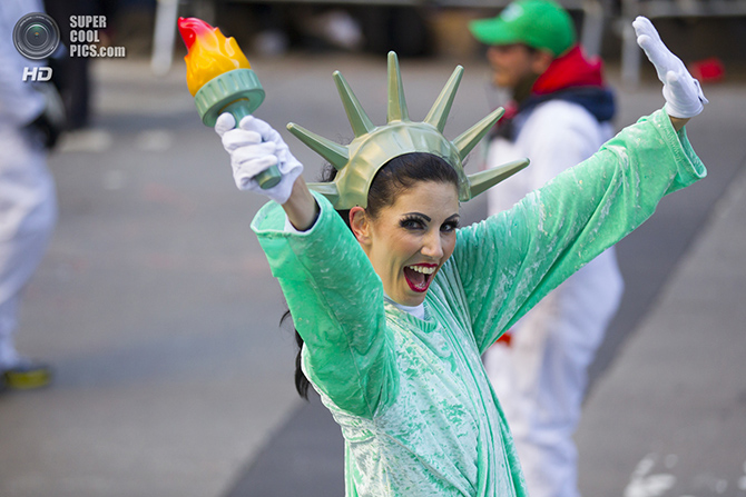 Как прошел парад в честь Дня благодарения в Нью-Йорке