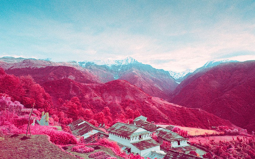 Пейзажи с помощью инфракрасной пленки Kodak