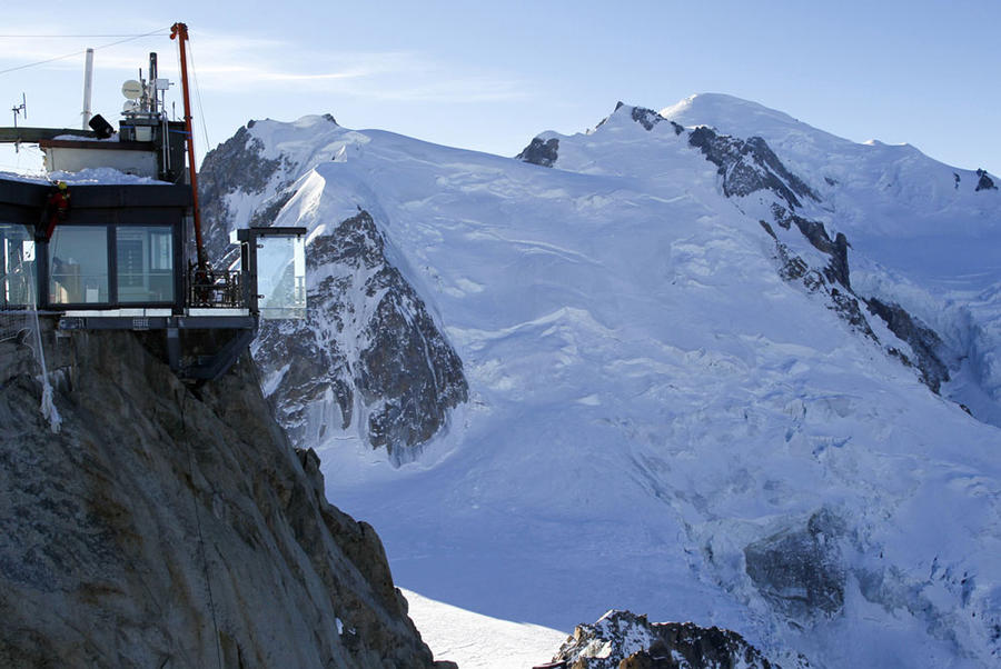 Шаг в пустоту над французскими Альпами
