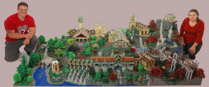 &amp;laquo;Властелина Колец&amp;raquo; из 200 тысяч LEGO-деталей