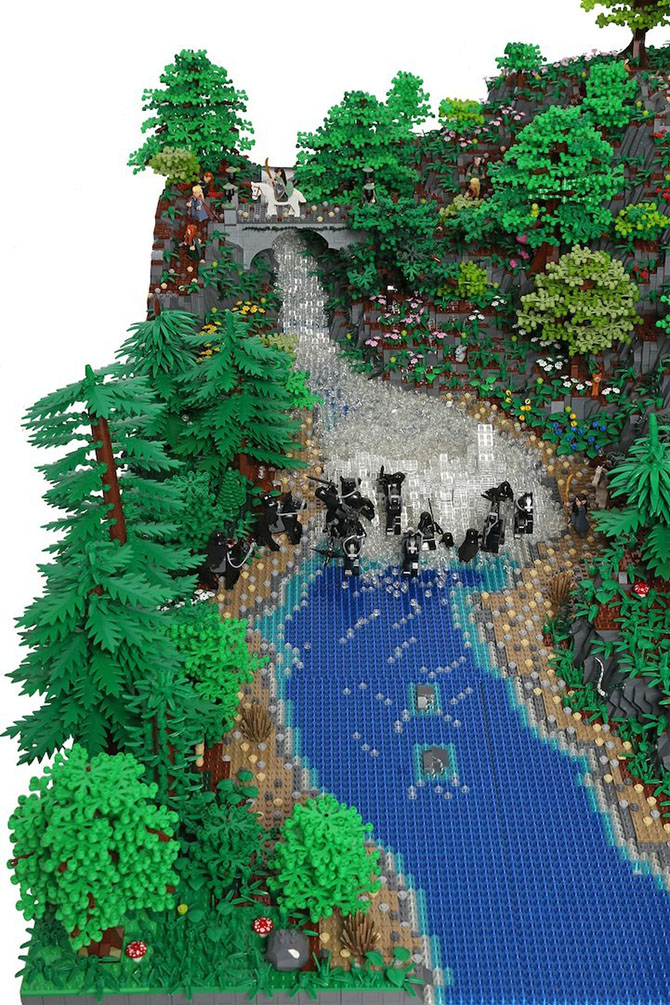 &amp;laquo;Властелина Колец&amp;raquo; из 200 тысяч LEGO-деталей