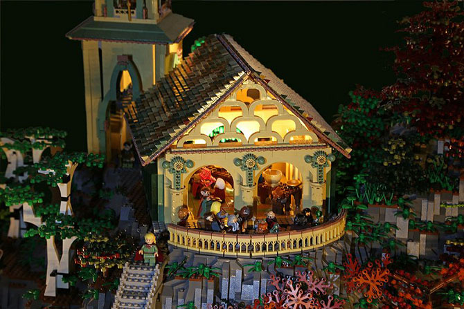 &amp;laquo;Властелина Колец&amp;raquo; из 200 тысяч LEGO-деталей