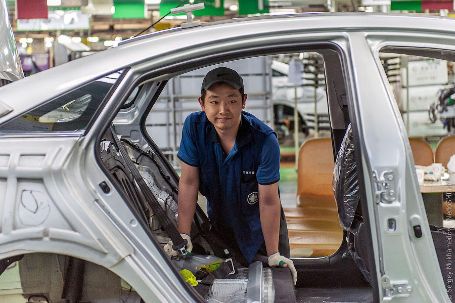 Корейский завод Hyundai