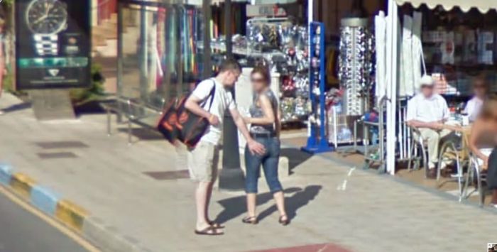 Необъяснимые снимки на Google Street View (36 фото)
