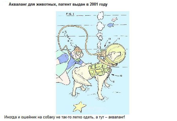 Странные запатентованные изобретения (13 фото)