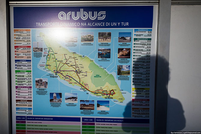 Путешествие на острова ABC - Аруба, Банейро и Кюрасао