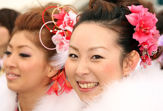 Как празднуют День совершеннолетия в Японии