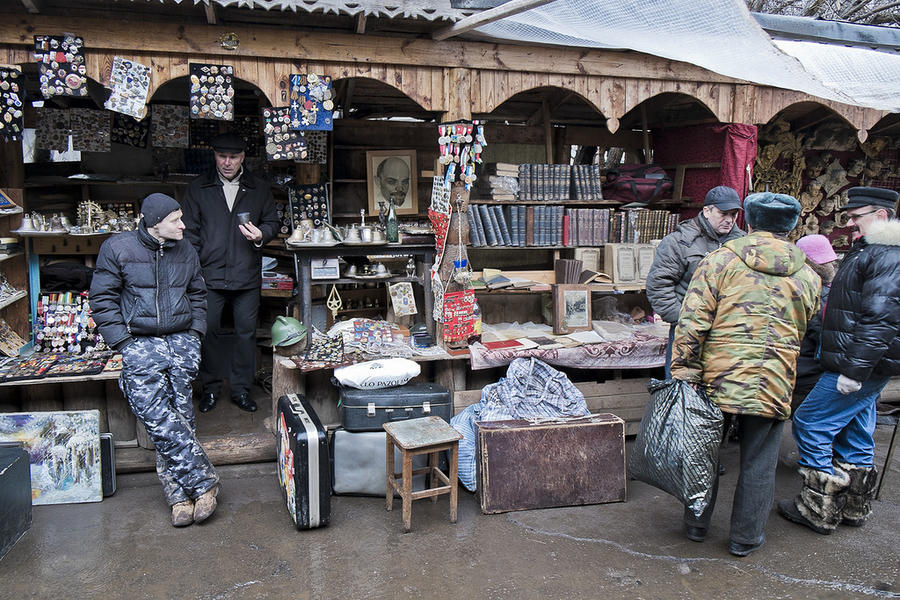 Блошиный рынок в Москве