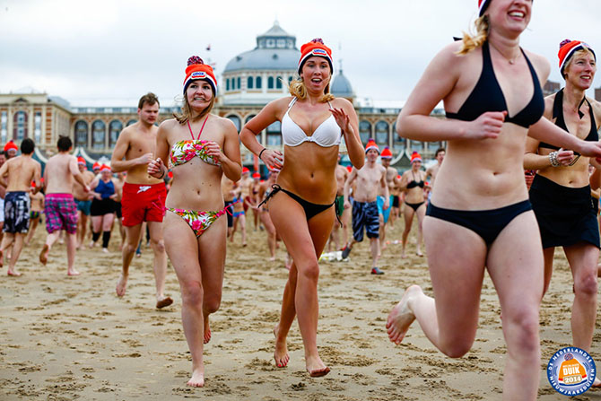 Фестиваль зимнего плавание Unox Nieuwjaarsduik 2014 в Нидерландах