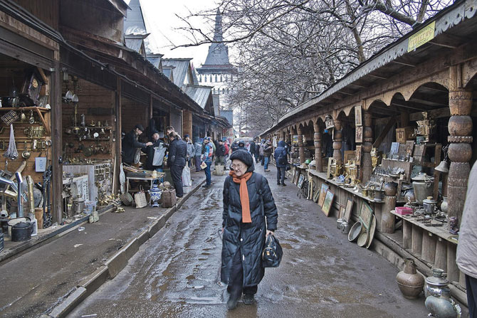 Прогулка по блошиному рынку в Москве