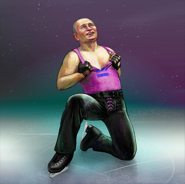 Владимир Путин в творчестве Надежды Хузиной