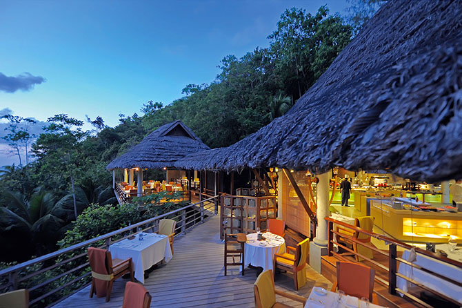 Тропический отель на Сейшелах