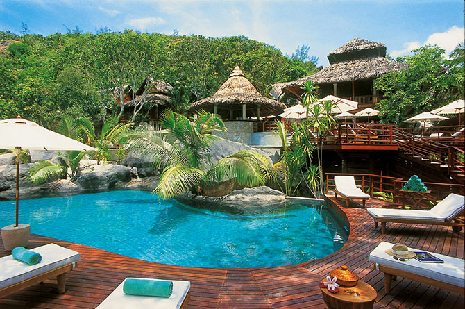 Тропический отель на Сейшелах