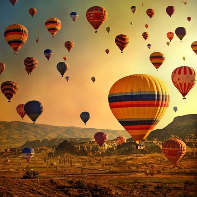 Воздушные шары в Турции (9 фото)