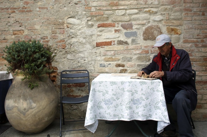 Как ищут трюфели в Италии