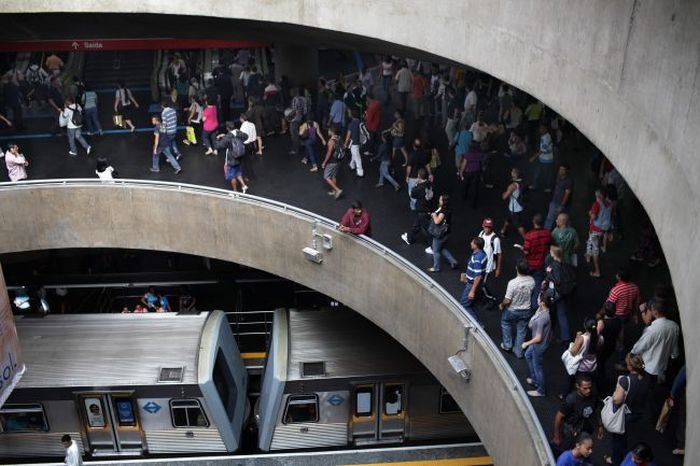 Обычный день в метро Сан-Паулу (12 фото)