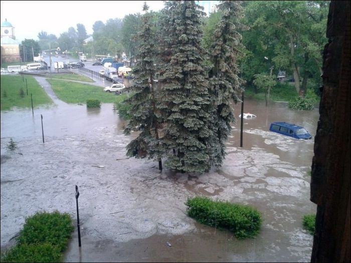 Наводнение в Смоленске (32 фото)