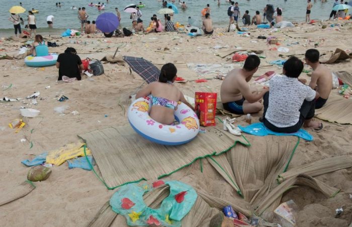 Пляж в Китае (15 фото)