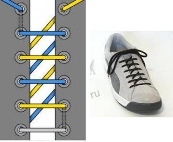 13 оригинальных способов завязывания шнурков