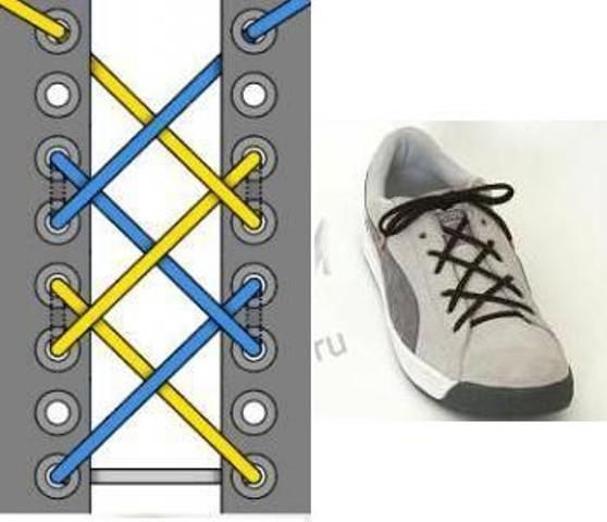 13 оригинальных способов завязывания шнурков
