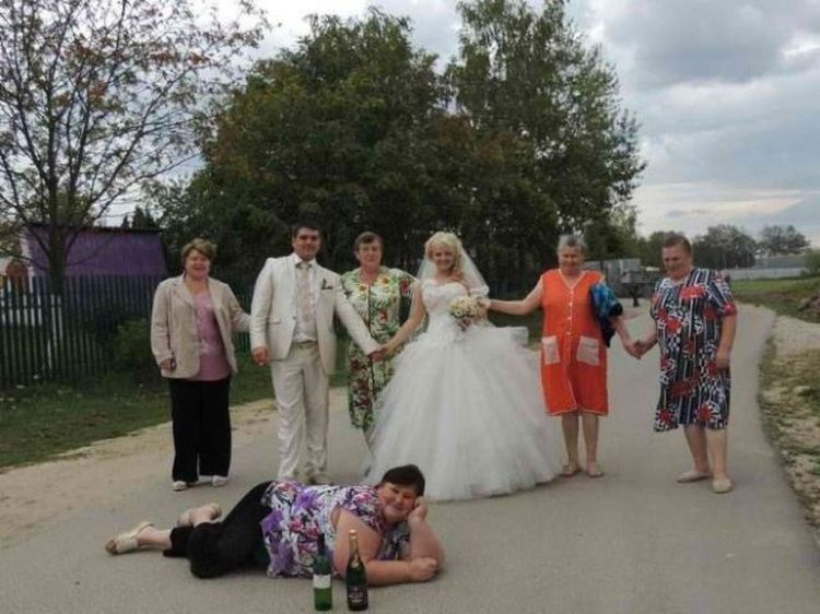 Смешная фотоподборка с свадеб (73 фото)