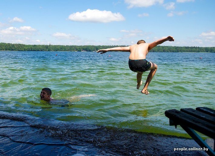 Отдых на озере по белорусски (54 фото)