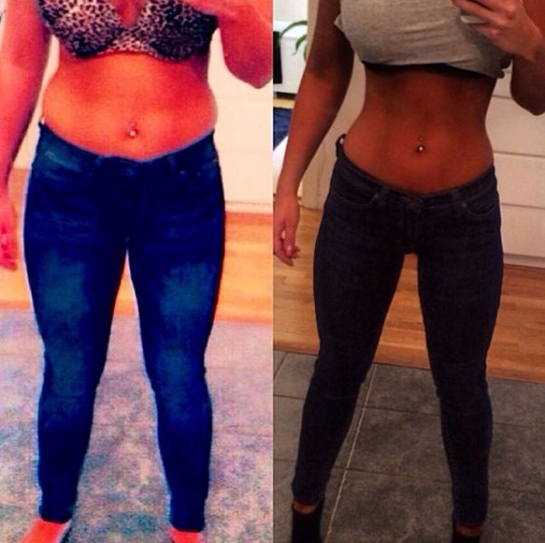 Девушка решила похудеть (30 фото)