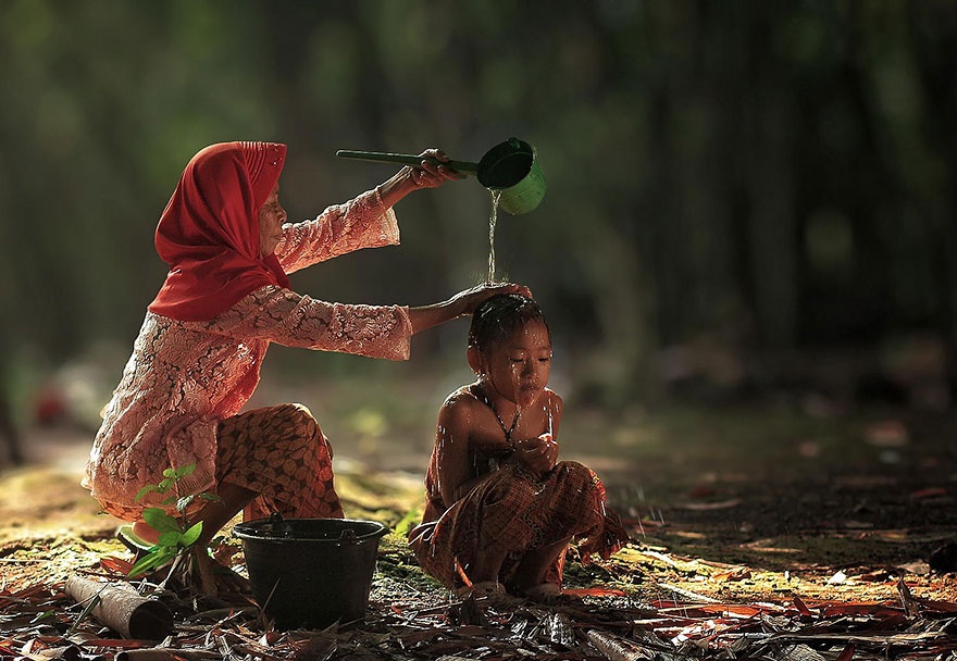 Будни одной индонезийской деревни (18 фото)