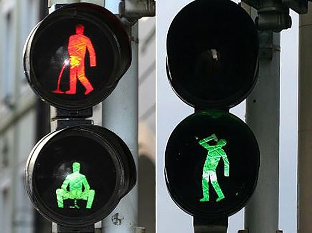 Креативные светофоры с разных концов света (11 фото)