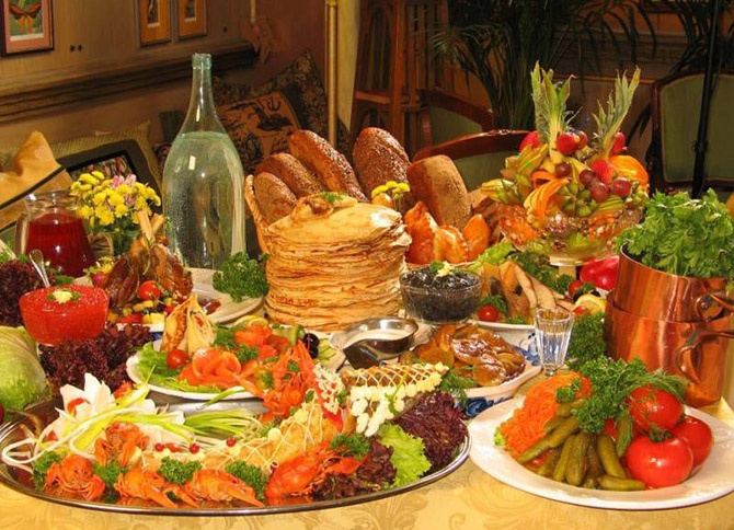 Блюда традиционной русской кухни