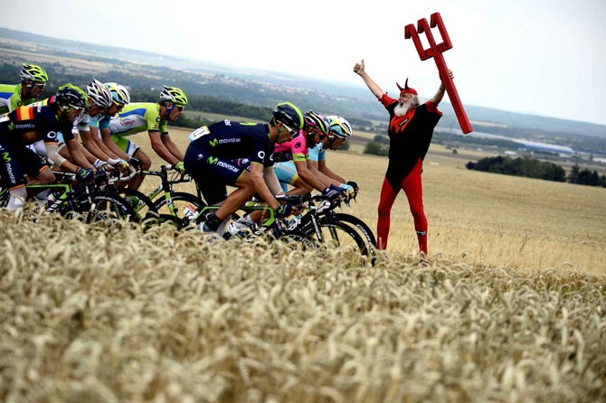 Самые яркие фотографии веломногодневки «Tour de France 2014»