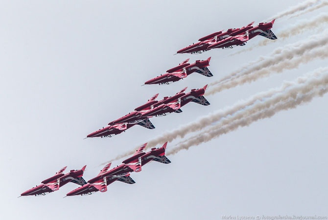 Пилотажная группа Red Arrows (38 фото)