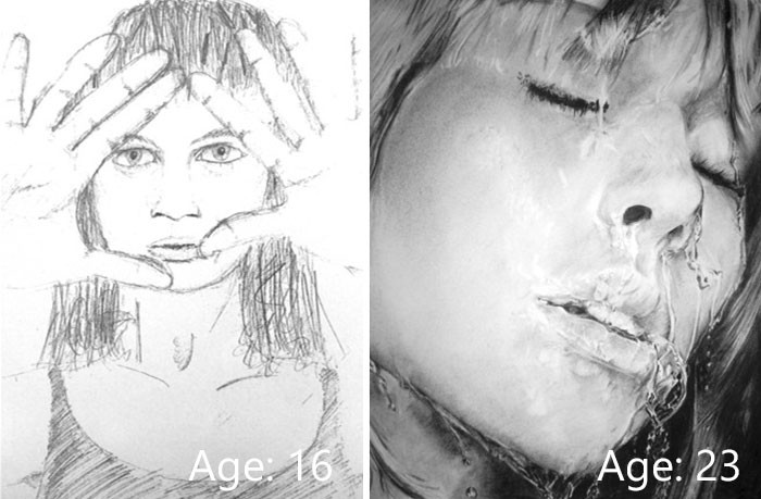 Художниками не рождаются: 25 пар рисунков до и после упорных занятий