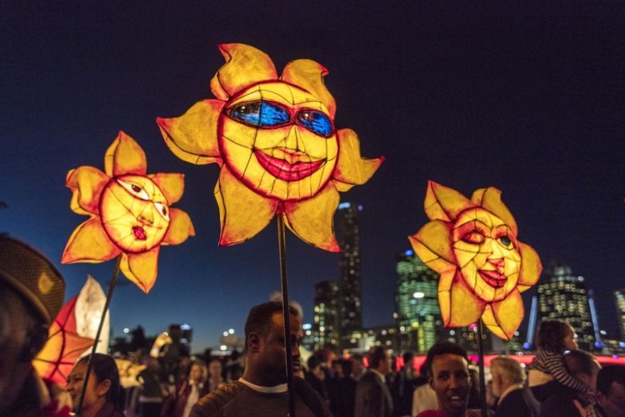 Парад бумажных фонариков (Luminous Lantern Parade) в Австралии