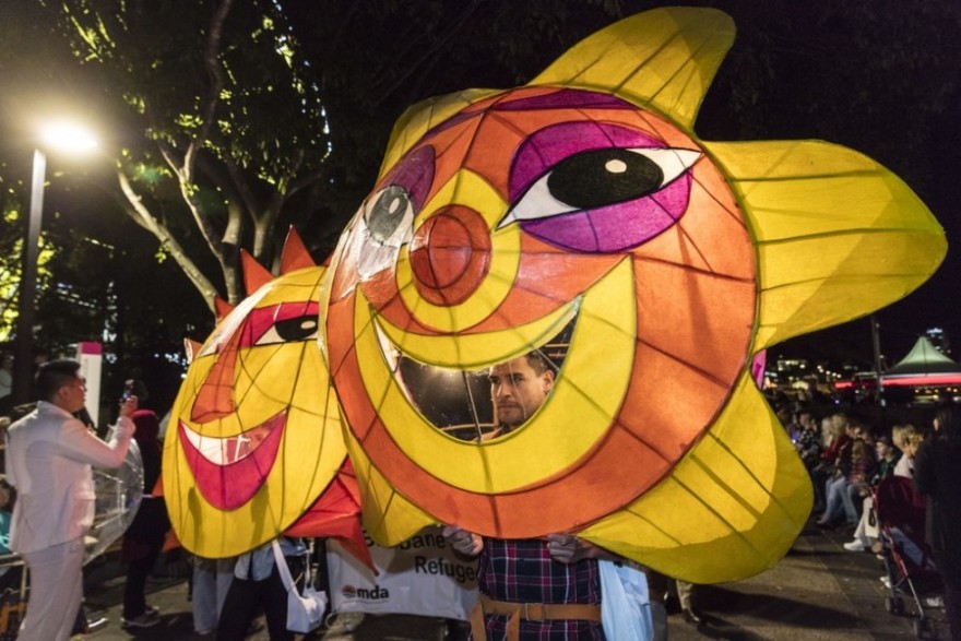 Парад бумажных фонариков (Luminous Lantern Parade) в Австралии