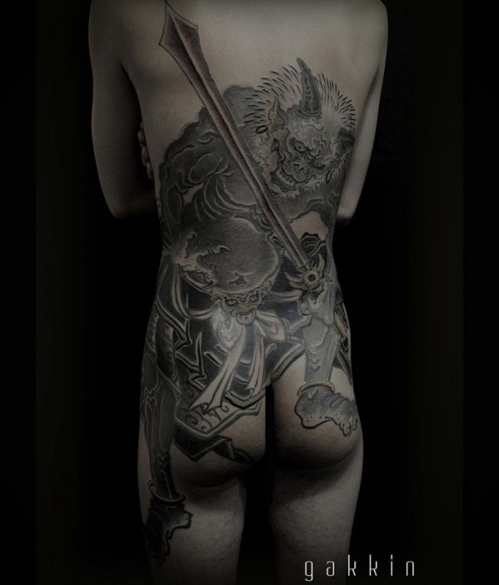 Костюмы из чернил от японского татуировщика