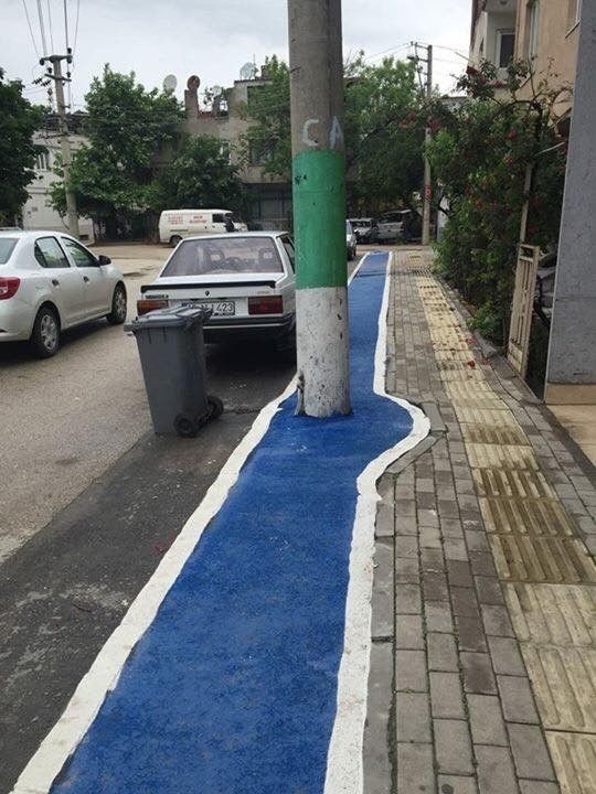 В Турции для велосипедистов сделали отдельные дорожки